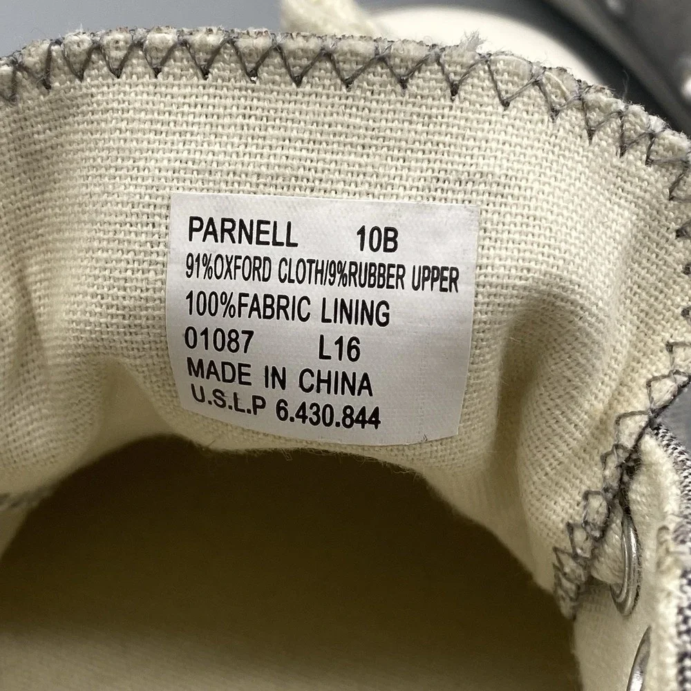 Polo Ralph Lauren Oxford Cloth Parnell Sneakers Shoes Grey Size‎ 10B